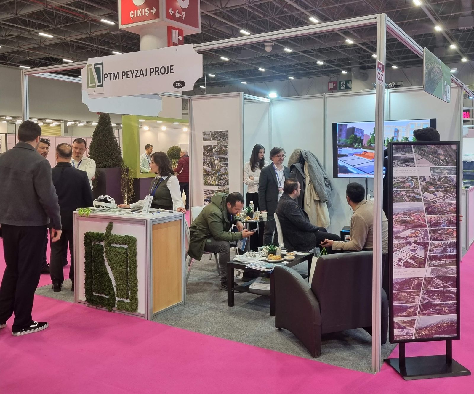 Visitors at the PTM Project stand, ATRAX 2026 İstanbul