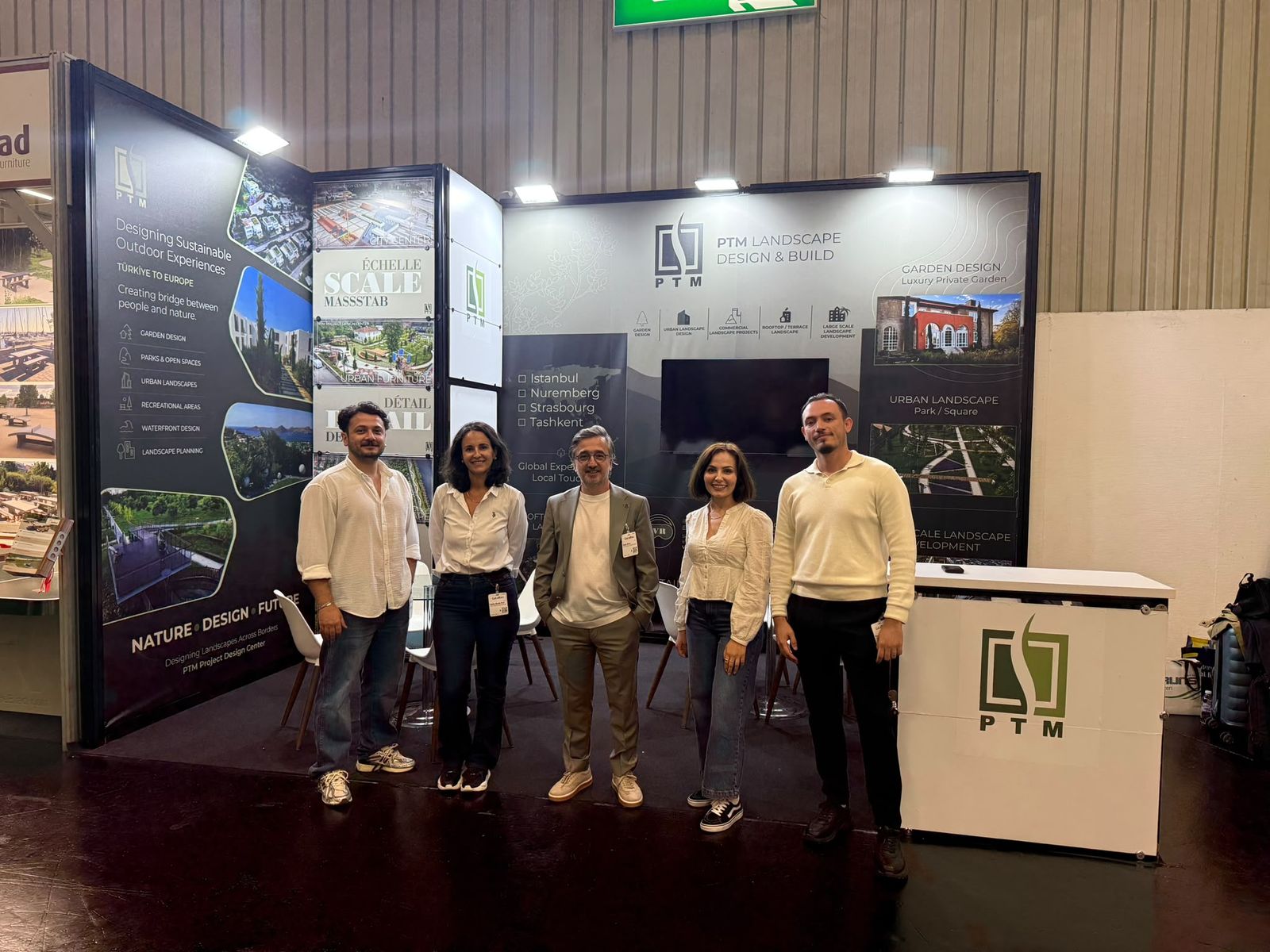 PTM Project team at the GaLaBau 2026 stand in Nuremberg